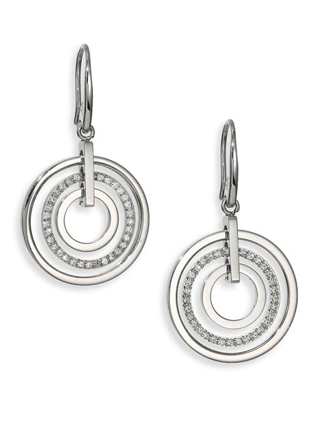 michael kors earring backs|michael kors silver drop earrings.